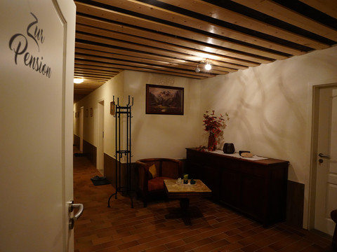 Eingangsbereich Pension