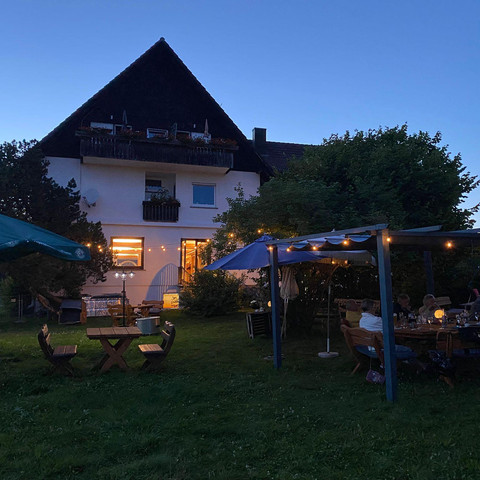 Blick vom Lagerfeuer