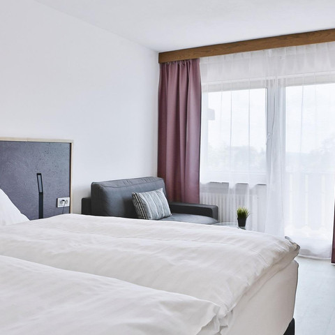 Doppelzimmer Mond mit Balkon