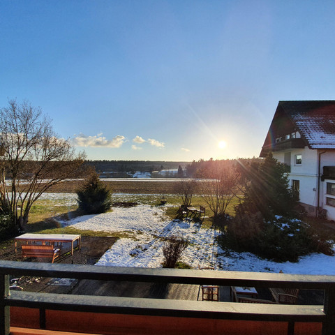 Blick vom Balkon Sternehaus