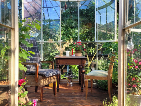 Sitzecke Zirkuswagen Sternenzelt