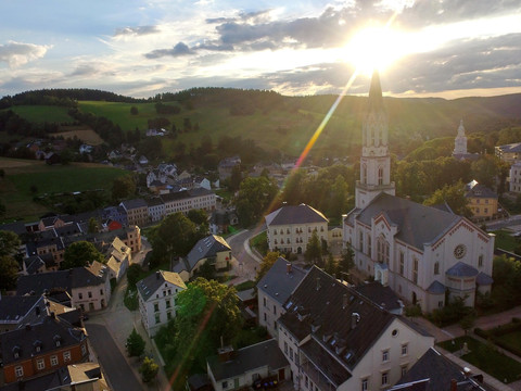 Eibenstock mit Stadtkirche_Foto J. Leonhardt