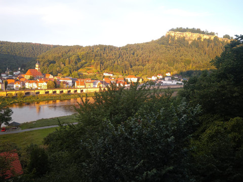 Blick auf die Festung Königstein