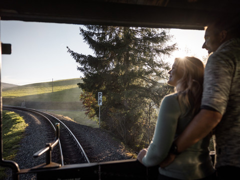 unterwegs mit der Schmalspurbahn Fichtelbergbahn