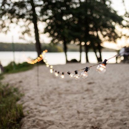 Lichterkette am Dieksee in Malente