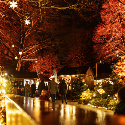Weihnachtsdorf im Kurpark Malente