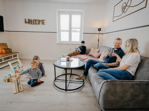 Wohnzimmer zum spielen und relaxen