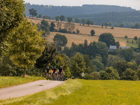Radfahren im Erzgebirge