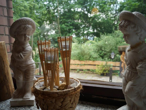 Blick in den Biergarten