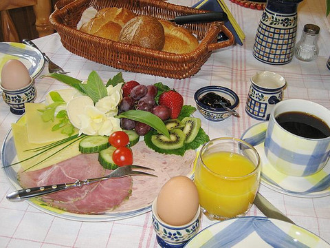 Pension Haus Spinnwebe Frühstück
