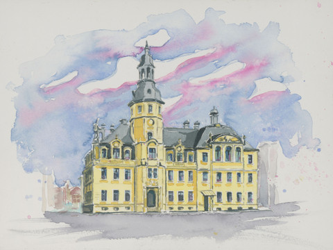 Markt mit Rathaus & Renaissance-Portal