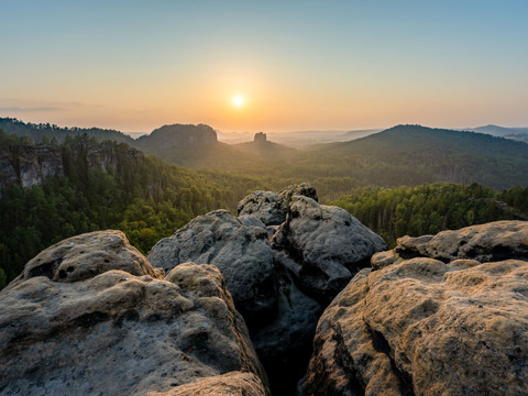 Domerker Sonnenuntergang