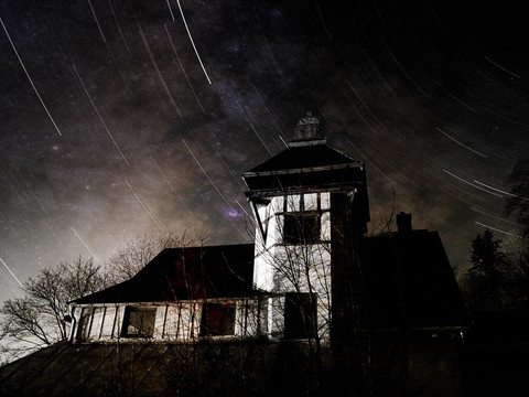 Startrail am Feenblick