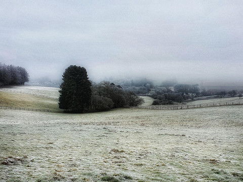 Winterlandschaft in Overath