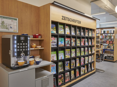 Stadtbibliotek Crimmitschau_Kaffemaschine