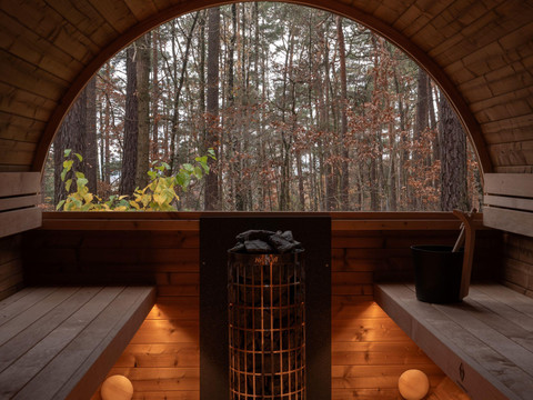 Sauna-Ausblick