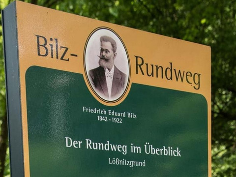 Infoschild Bilz-Rundweg