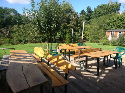 Terrasse für alle Gäste des Hauses