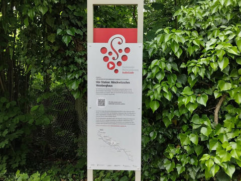 Hörstation des Sächsischen Weinwanderweges, Michwitzsches Weinberghaus