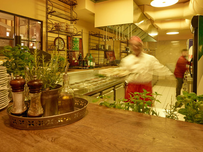 l´Oliveto: Offene Küche l´Oliveto: Offene Küche