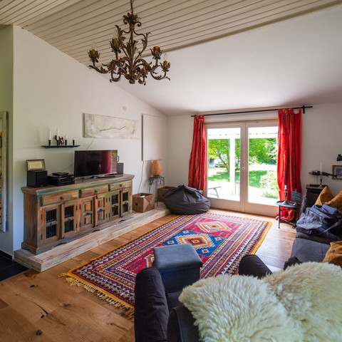 Fischhäuschen Nr. 7, Wohnzimmer Fischhäuschen Nr. 7, Wohnzimmer