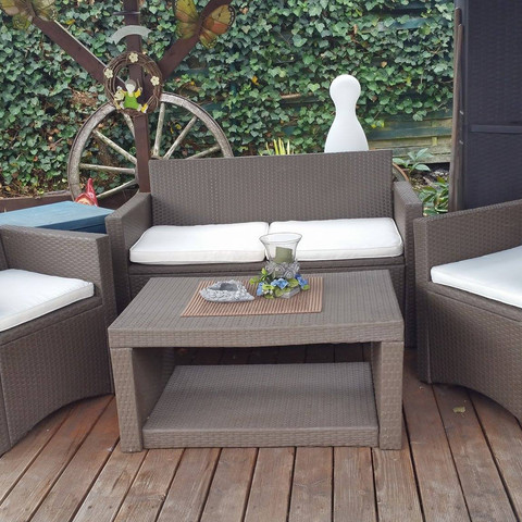 Ferienwohnung Südhang: Gartenlounge Ferienwohnung Südhang: Gartenlounge