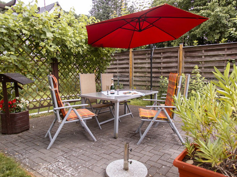 Ferienwohnung Schadler, Sitzecke draußen Ferienwohnung Schadler, Sitzecke draußen