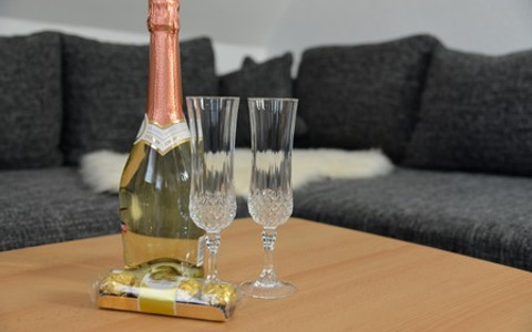 Ferienwohnung Schadler Sektempfang Ferienwohnung Schadler Sektempfang