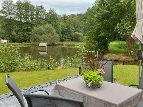 Ferienhaus am Mühlenteich, Sitzgelegenheit Garten Ferienhaus am Mühlenteich, Sitzgelegenheit Garten
