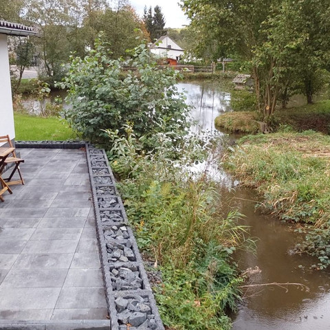 Ferienhaus am Mühlenteich, Terrasse Ferienhaus am Mühlenteich, Terrasse