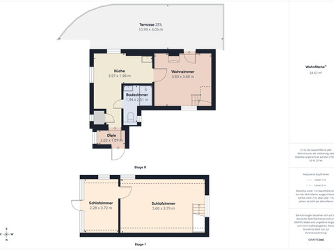 Grundriss Ferienhaus