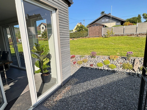 Ferienhaus Auszeit Windeck: Terrasse Ferienhaus Auszeit Windeck: Terrasse