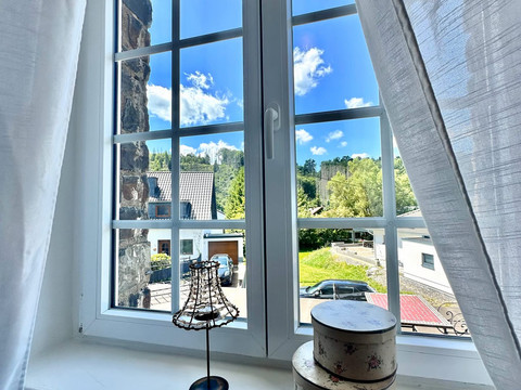 Ferienwohnung Alte Schule: Ausblick Ferienwohnung Alte Schule: Ausblick