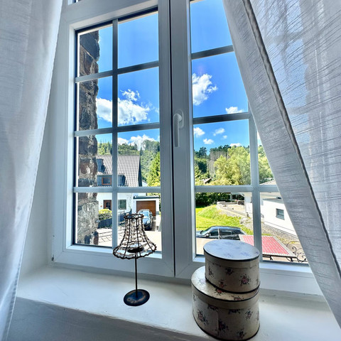 Ferienwohnung Alte Schule: Ausblick Ferienwohnung Alte Schule: Ausblick