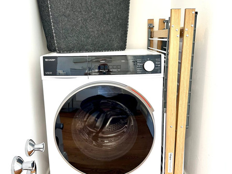 Ferienwohnung Alte Schule: Waschmaschine Ferienwohnung Alte Schule: Waschmaschine