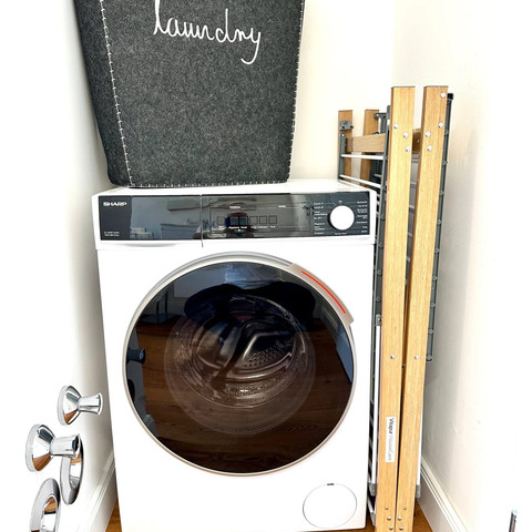Ferienwohnung Alte Schule: Waschmaschine Ferienwohnung Alte Schule: Waschmaschine