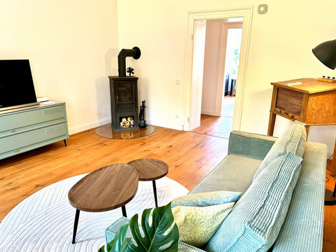 Ferienwohnung Alte Schule: Wohnbereich Ferienwohnung Alte Schule: Wohnbereich