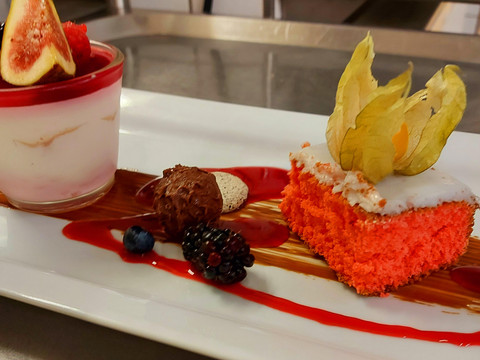 Duo von Mascarpone & Erdbeer