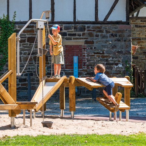 Matschanlage im Kurpark Herchen