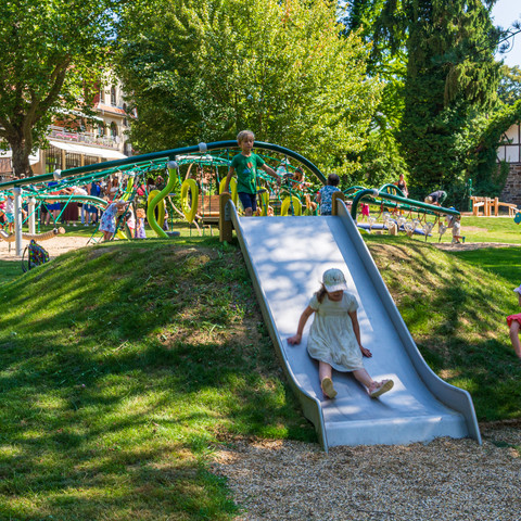 Rutsche im Kurpark Herchen