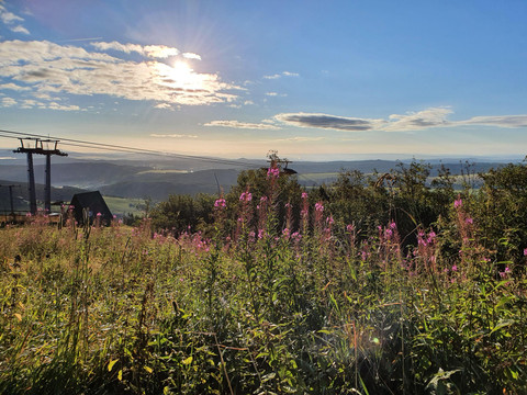 Blick vom Fichtelberg