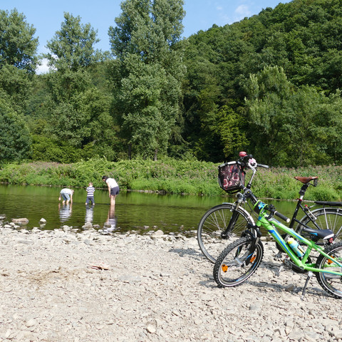 Pause an der Sieg
