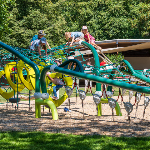 Krokodil Sspielgerät im Kurpark Herchen