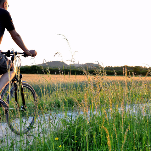 Radweg Sieg bei Siegburg