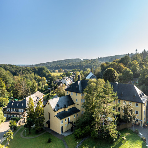 Kloster Marienthal von oben