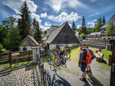 Radfahren und Welterbe entdecken - Historisches Hammerwerk "Frohnauer Hammer" in Annaberg-Buchholz