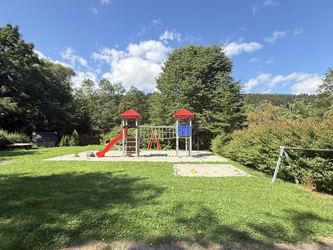 Blick zum Spielplatz