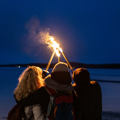 Malente-Fackelwanderung am Dieksee