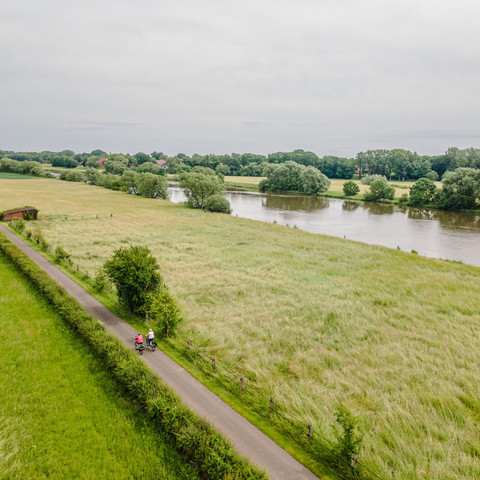 Weser von oben