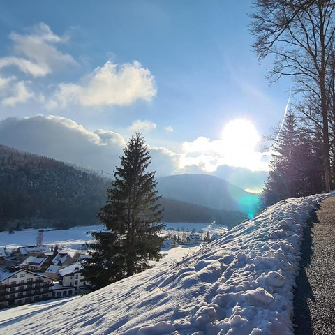 Wohnung in Obertal mit Wintergarten, Winter Oberta